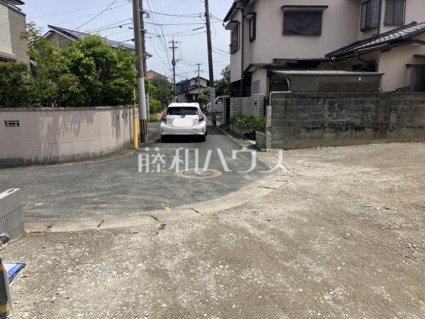 接道状況および現場風景 【福岡市早良区干隈4丁目】 接道状況および現場風景 【福岡市早良区干隈4丁目】