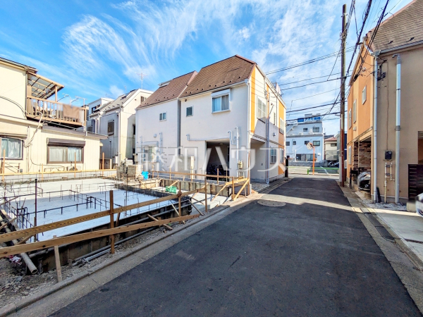 接道状況および現場風景 【練馬区谷原1丁目】 接道状況および現場風景 【練馬区谷原1丁目】