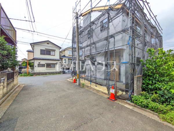 接道状況および現場風景 【立川市栄町5丁目】 接道状況および現場風景 【立川市栄町5丁目】