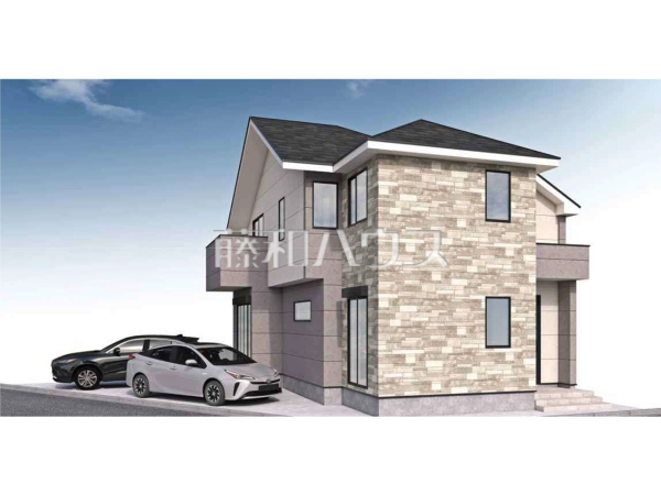 【5号棟】完成予想図(外観) 【5号棟】完成予想図(外観)