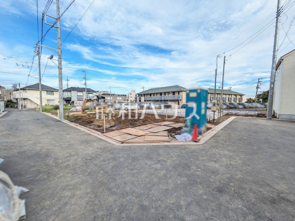 接道状況および現場風景 【東村山市栄町3丁目】 接道状況および現場風景 【東村山市栄町3丁目】