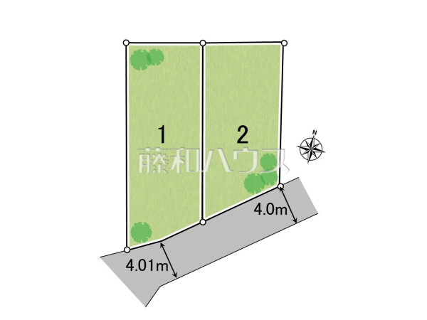 全体区画図 【所沢市大字下安松】 全体区画図 【所沢市大字下安松】