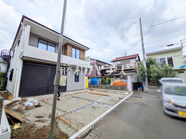 接道状況および現場風景 【狛江市猪方2丁目】 接道状況および現場風景 【狛江市猪方2丁目】