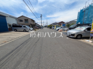 接道状況および現場風景