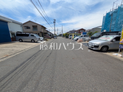 接道状況および現場風景 【春日井市下条町3丁目】