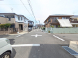 接道状況および現場風景 【北名古屋市久地野河原】 接道状況および現場風景 【北名古屋市久地野河原】