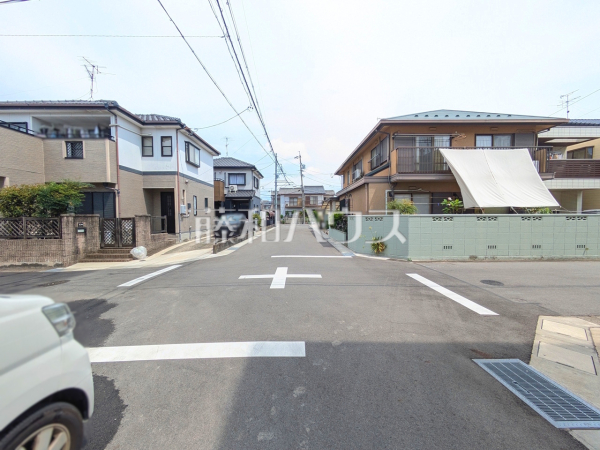 接道状況および現場風景 【北名古屋市久地野河原】 接道状況および現場風景 【北名古屋市久地野河原】
