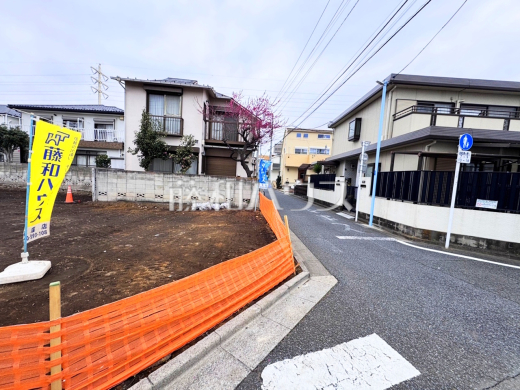 接道状況および現場風景 【杉並区宮前1丁目】