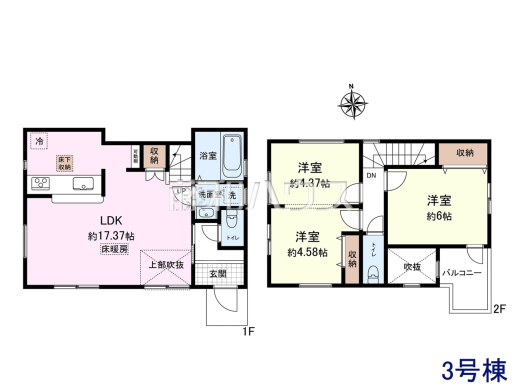 間取図 【杉並区宮前1丁目】