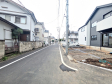 接道状況および現場風景 【調布市深大寺東町7丁目】 接道状況および現場風景 【調布市深大寺東町7丁目】