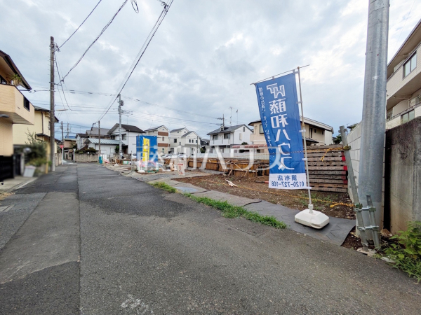 接道状況および現場風景 【調布市深大寺東町7丁目】 接道状況および現場風景 【調布市深大寺東町7丁目】