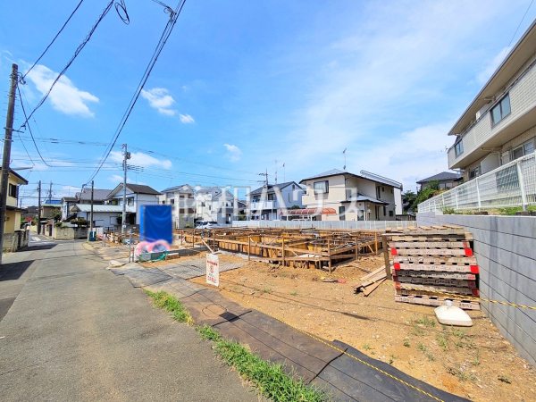 接道状況および現場風景 【調布市深大寺東町7丁目】 接道状況および現場風景 【調布市深大寺東町7丁目】