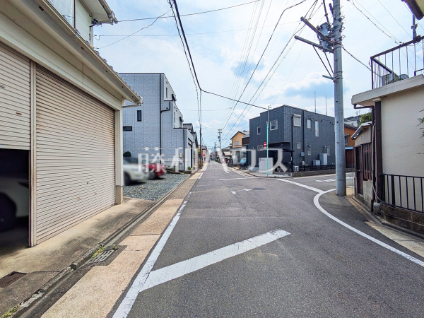 接道状況および現場風景 【名古屋市守山区川西1丁目】 接道状況および現場風景 【名古屋市守山区川西1丁目】