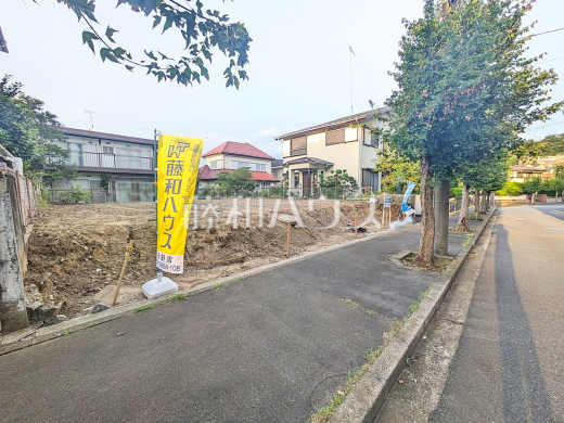 接道状況および現場風景 【日野市三沢2丁目】