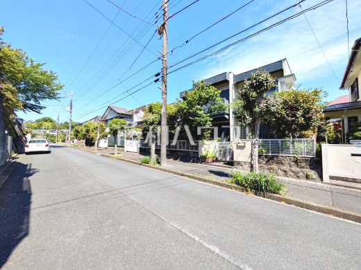 接道状況および現場風景 【日野市三沢2丁目】