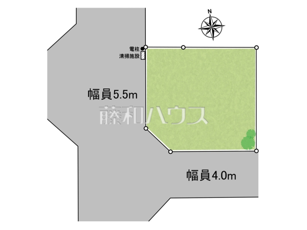 区画図 【所沢市中新井1丁目】 区画図 【所沢市中新井1丁目】