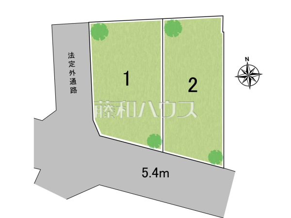 全体区画図 【小金井市貫井南町3丁目】 全体区画図 【小金井市貫井南町3丁目】