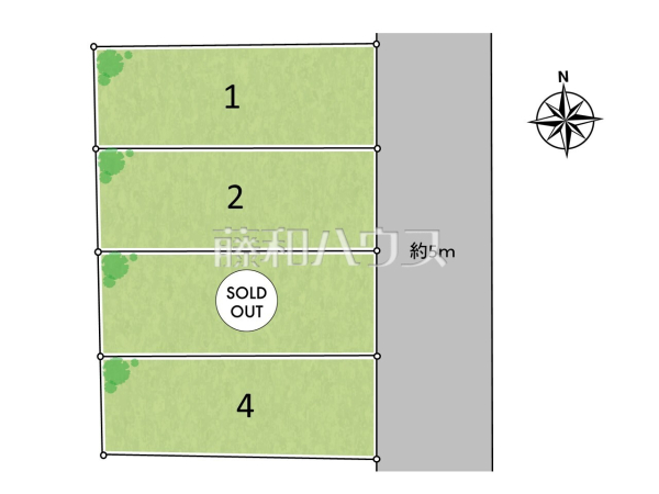 全体区画図 【練馬区谷原4丁目】 全体区画図 【練馬区谷原4丁目】