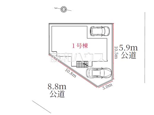 全体区画図 【春日井市梅ケ坪町】