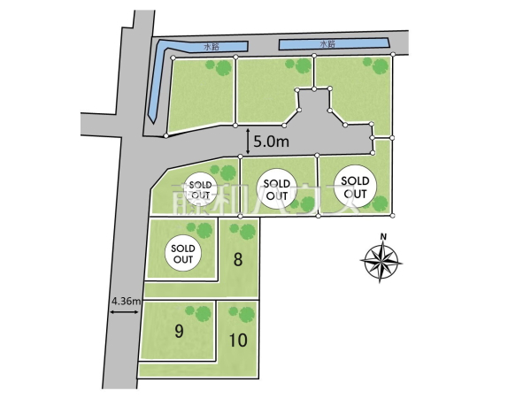 全体区画図 【国分寺市並木町1丁目】 全体区画図 【国分寺市並木町1丁目】
