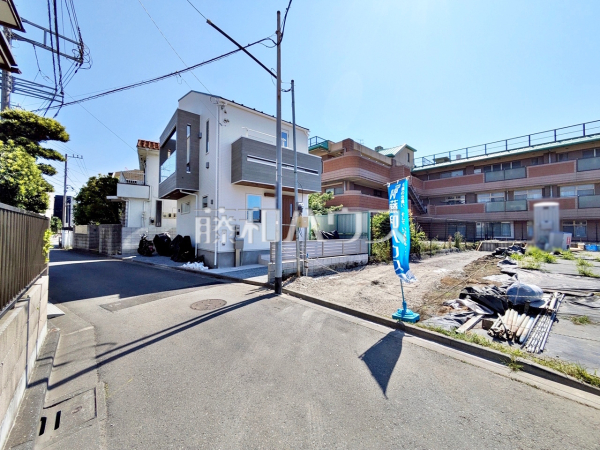 接道状況および現場風景 【三鷹市牟礼1丁目】 接道状況および現場風景 【三鷹市牟礼1丁目】
