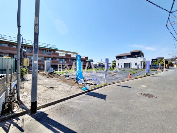 接道状況および現場風景 【三鷹市牟礼1丁目】 接道状況および現場風景 【三鷹市牟礼1丁目】