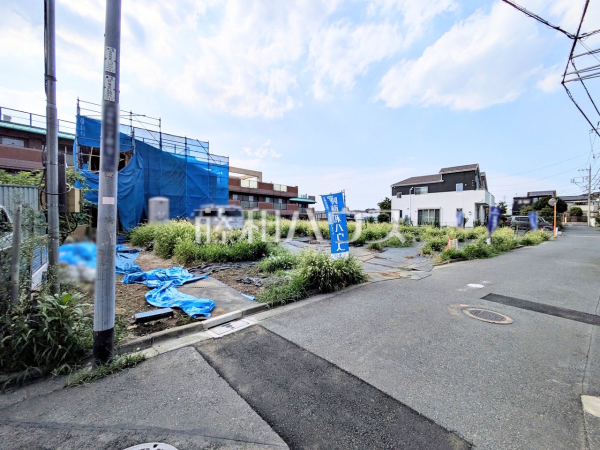接道状況および現場風景 【三鷹市牟礼1丁目】 接道状況および現場風景 【三鷹市牟礼1丁目】