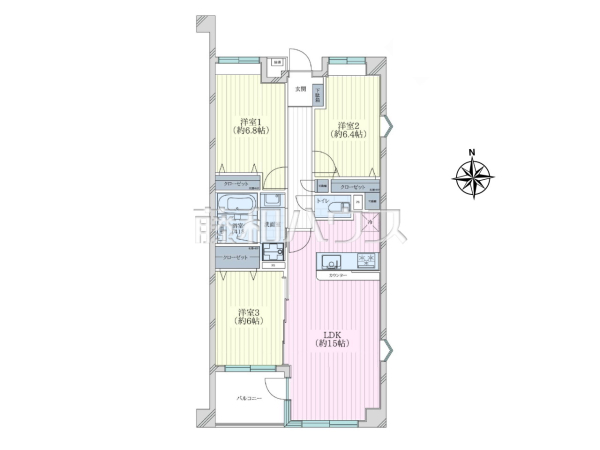 間取図 【ダイアパレス八王子富士見台】 間取図 【ダイアパレス八王子富士見台】