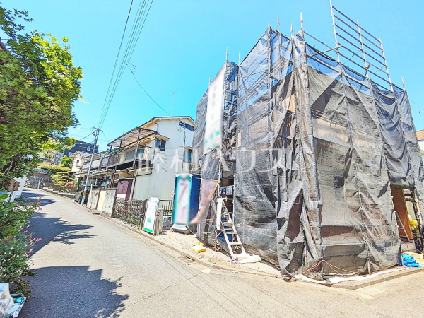 接道状況および現場風景 【八王子市万町】 接道状況および現場風景 【八王子市万町】
