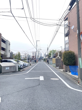 接道状況および現場風景 【練馬区田柄5丁目】 接道状況および現場風景 【練馬区田柄5丁目】