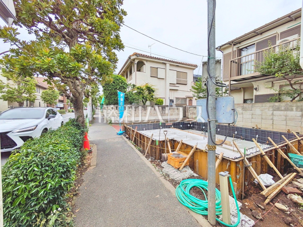 接道状況および現場風景 【武蔵野市境南町2丁目】 接道状況および現場風景 【武蔵野市境南町2丁目】