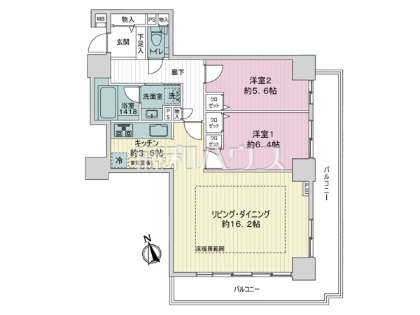 間取図 【大泉学園ゆめりあタワー】 間取図 【大泉学園ゆめりあタワー】