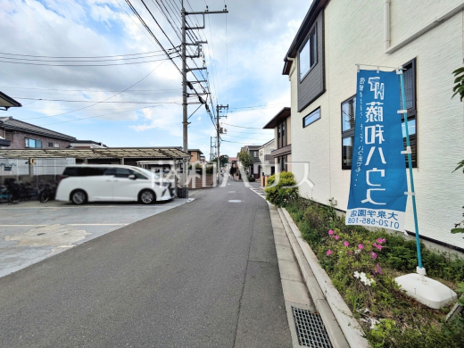 接道状況および現場風景 【東久留米市八幡町3丁目】