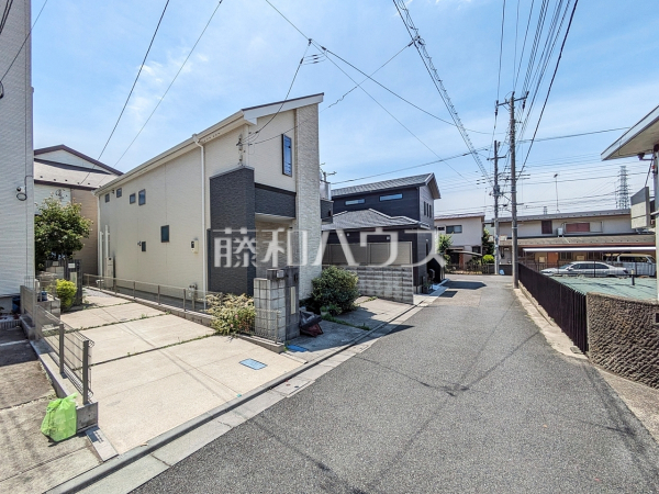 接道状況および現場風景 【国立市東3丁目】 接道状況および現場風景 【国立市東3丁目】