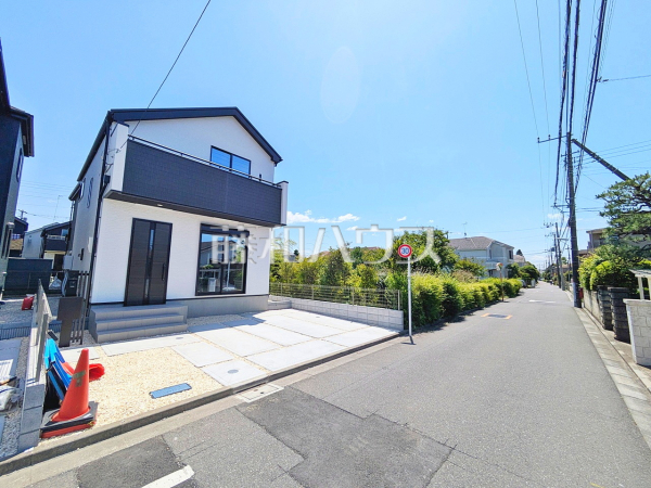 2号棟 接道状況および現場風景 【調布市深大寺北町7丁目】 2号棟 接道状況および現場風景 【調布市深大寺北町7丁目】