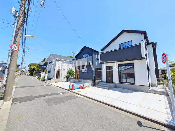 接道状況および現場風景 【調布市深大寺北町7丁目】 接道状況および現場風景 【調布市深大寺北町7丁目】