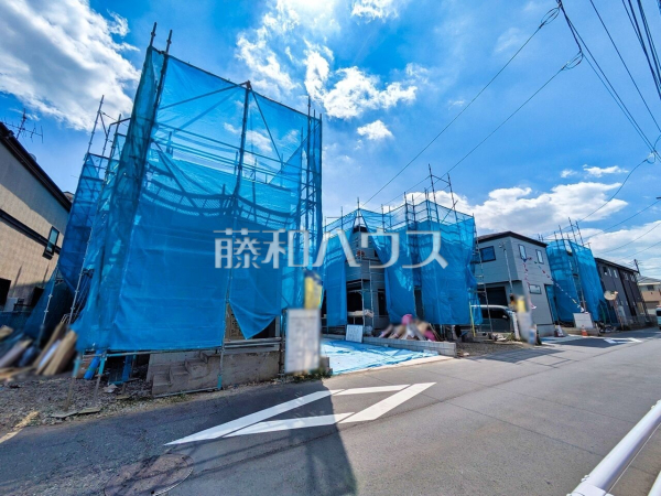 接道状況および現場風景 【新座市新堀2丁目】 接道状況および現場風景 【新座市新堀2丁目】