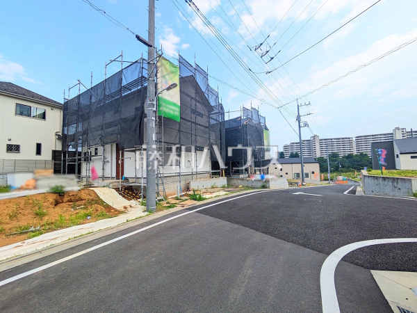 接道状況および現場風景 【八王子市長房町】 接道状況および現場風景 【八王子市長房町】