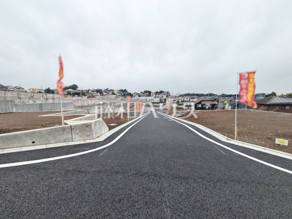 接道状況および現場風景 【八王子市長房町】 接道状況および現場風景 【八王子市長房町】