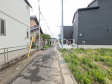 接道状況および現場風景 【小牧市藤島町居屋敷】 接道状況および現場風景 【小牧市藤島町居屋敷】