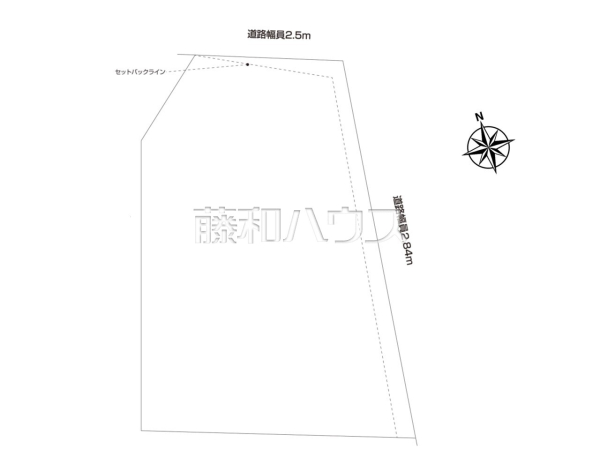 全体区画図 【小牧市藤島町居屋敷】 全体区画図 【小牧市藤島町居屋敷】