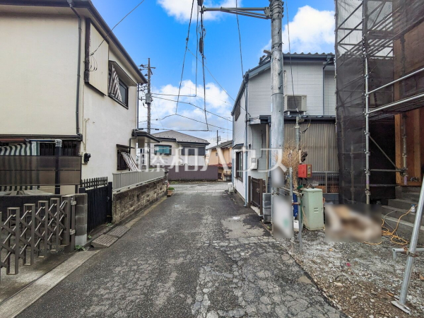 接道状況および現場風景 【八王子市中野町】 接道状況および現場風景 【八王子市中野町】