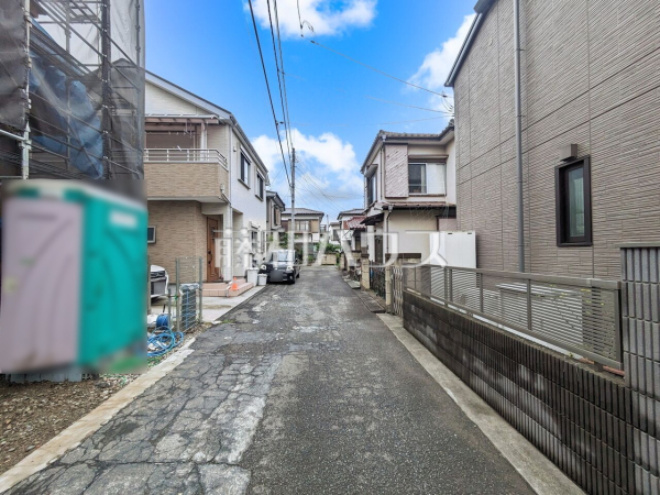 接道状況および現場風景 【八王子市中野町】 接道状況および現場風景 【八王子市中野町】