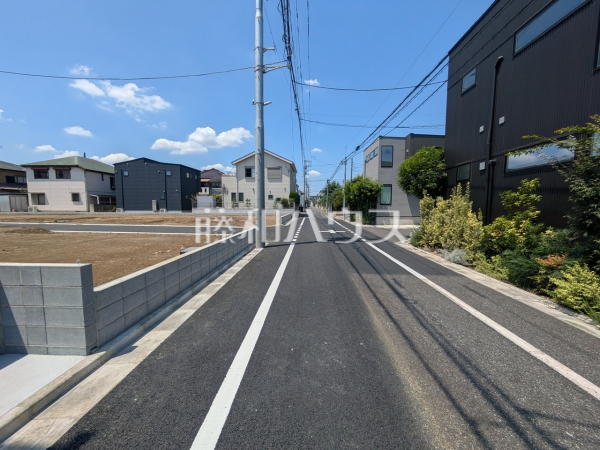 接道状況および現場風景 【練馬区大泉学園町6丁目】 接道状況および現場風景 【練馬区大泉学園町6丁目】