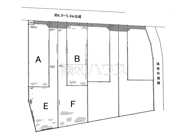 全体区画図 【春日井市上条町8丁目】 全体区画図 【春日井市上条町8丁目】