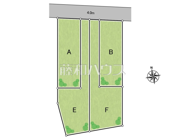 全体区画図 【春日井市上条町8丁目】 全体区画図 【春日井市上条町8丁目】