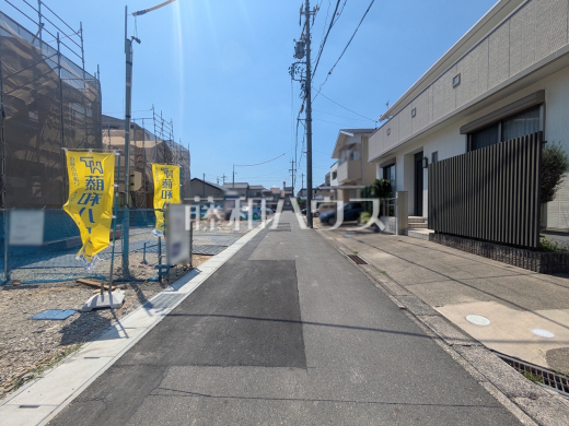 接道状況および現場風景 【春日井市上条町8丁目】