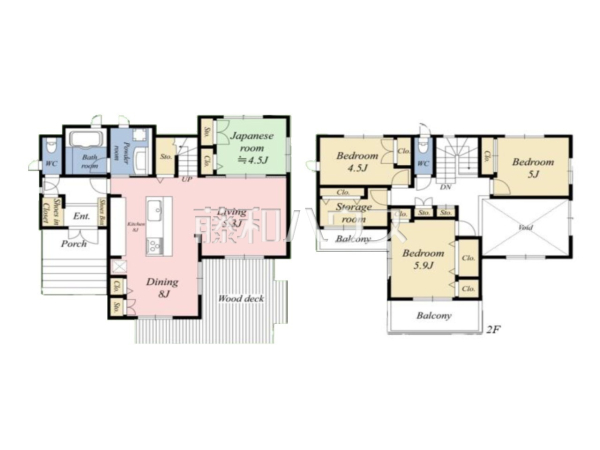 間取図 【八王子市寺田町】 間取図 【八王子市寺田町】