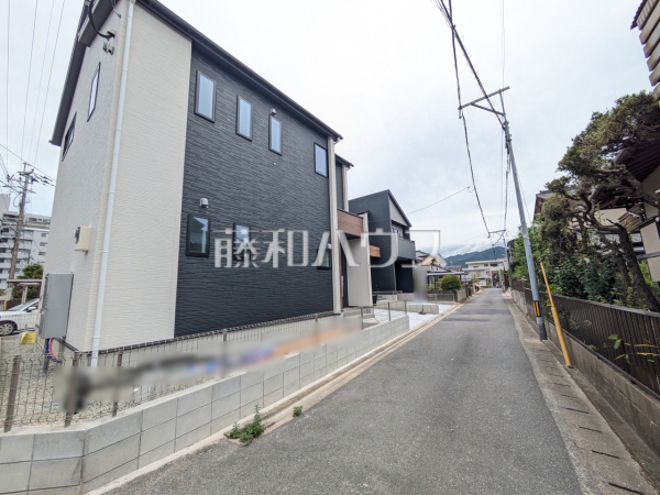 接道状況および現場風景 【福岡市西区今宿2丁目】 接道状況および現場風景 【福岡市西区今宿2丁目】
