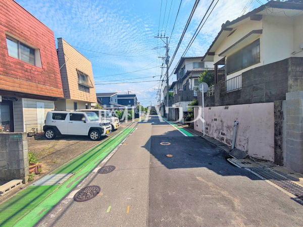 接道状況および現場風景 【福岡市東区若宮2丁目】 接道状況および現場風景 【福岡市東区若宮2丁目】